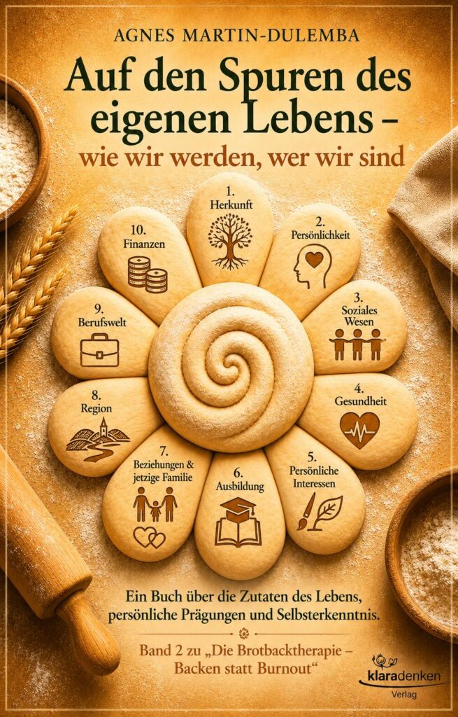 Buchcover „Auf den Spuren des eigenen Lebens – wie wir werden, wer wir sind“ von Agnes Martin-Dulemba